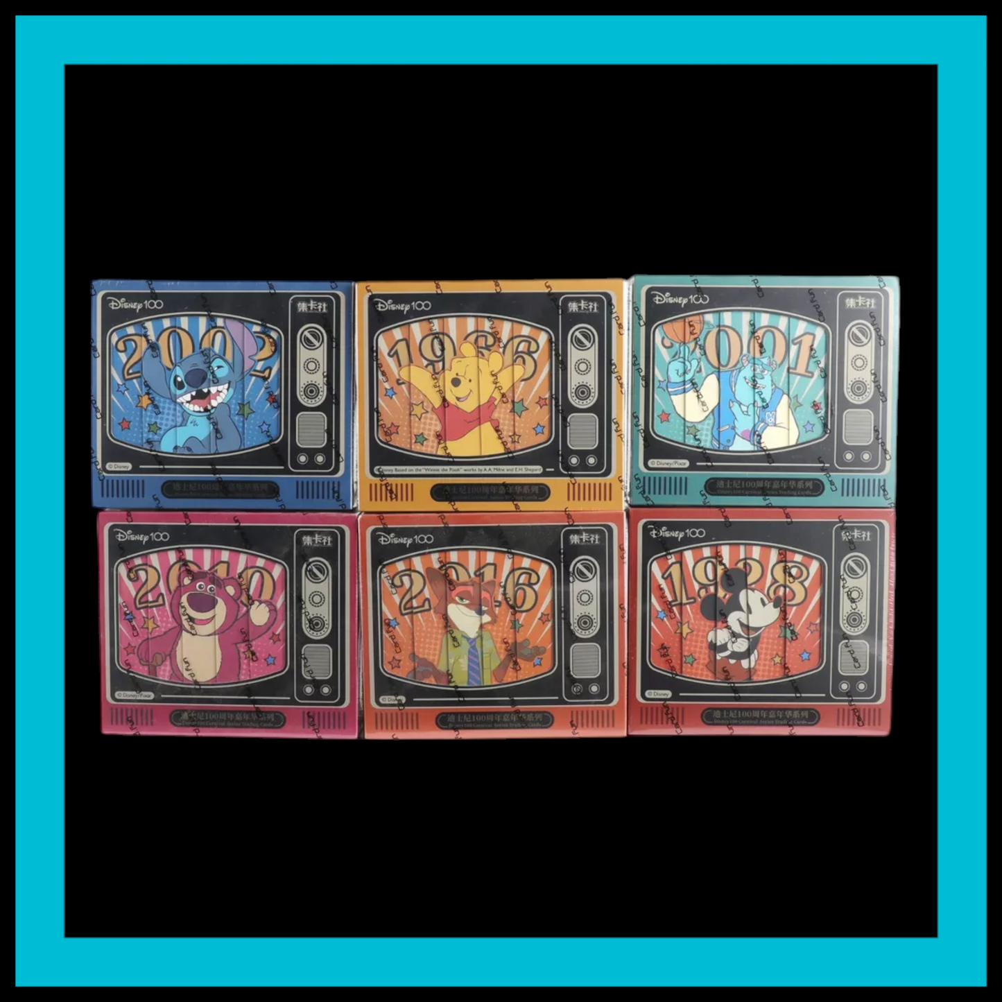 Disney 100 Carnival Series Trading Cards Hobby Box